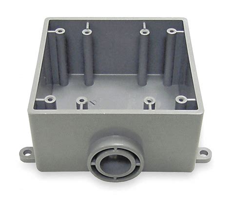 shallow 4x4 electrical box|4 gang outdoor outlet box.